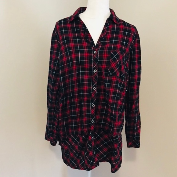 J Jill Flannel Tunic Top - Picture 4 of 8